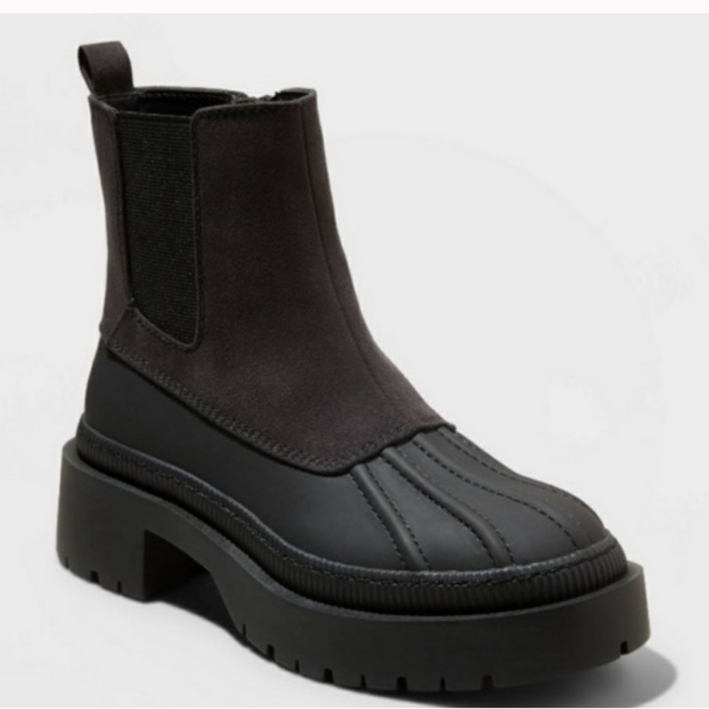 Universal Thread black chunky boot Ella